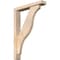 Ekena Millwork Funston Block Smooth Bracket w/ Offset Brace, Douglas Fir, 3 1/2"W x 18"D x 26"H BKT0402X18X26FST05SDF - alternate 1